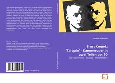 Buchcover von Ernst Krenek: "Tarquin" - Kammeroper in zwei Teilen op. 90