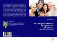 Couverture de Das Umlageverfahren als intergenerative Versicherung