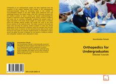 Couverture de Orthopedics for Undergraduates