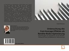 Buchcover von Untersuchung des Cost-Average-Effektes als Rendite-Risiko-Optimierung
