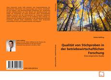 Couverture de Qualität von Stichproben in der betriebswirtschaftlichen Forschung