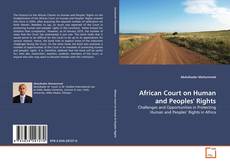 Couverture de African Court on Human and Peoples' Rights