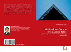 Couverture de Multinational Firms in International Trade