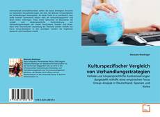 Couverture de Kulturspezifischer Vergleich von Verhandlungsstrategien