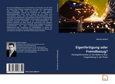 Couverture de Eigenfertigung oder Fremdbezug?