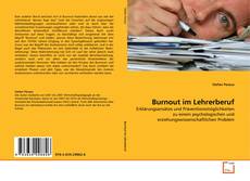Capa do livro de Burnout im Lehrerberuf 
