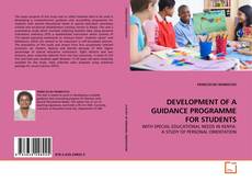 Buchcover von DEVELOPMENT OF A GUIDANCE PROGRAMME FOR STUDENTS