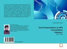 Buchcover von Oral Presentations at APA Conventions Volume I