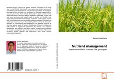 Bookcover of Nutrient management