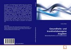 Couverture de Gesundheits- und krankheitsbezogene Angaben