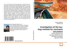 Couverture de Investigation of the tau-leap method for stochastic simulation