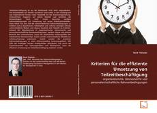 Copertina di Kriterien für die effiziente Umsetzung von Teilzeitbeschäftigung
