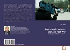 Capa do livro de Reporting in Kosovo: War and Post-War 