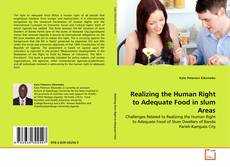 Buchcover von Realizing the Human Right to Adequate Food in slum Areas