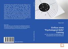 Couverture de Einfluss eines "Psychological-Skills" Training