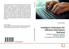 Intelligent techniques for effective Information Retrieval kitap kapağı
