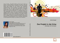 Capa do livro de Das Projekt in der Krise 