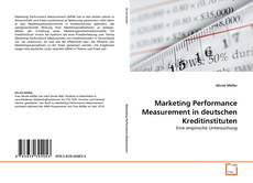 Buchcover von Marketing Performance Measurement in deutschen Kreditinstituten