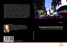 Portada del libro de Disappearing Architecture