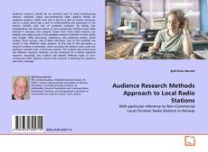 Обложка Audience Research Methods Approach to Local Radio Stations