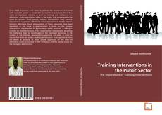 Обложка Training Interventions in the Public Sector