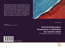 Buchcover von Geschlechtsbezogene Perspektiven in Methoden der Sozialen Arbeit
