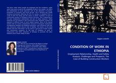 Capa do livro de CONDITION OF WORK IN ETHIOPIA 