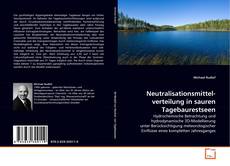 Copertina di Neutralisationsmittelverteilung in sauren Tagebaurestseen