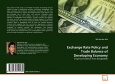 Bookcover of Exchange Rate Policy and Trade Balance of Developing Economy