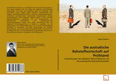 Buchcover von Die australische Rohstoffwirtschaft auf Prüfstand
