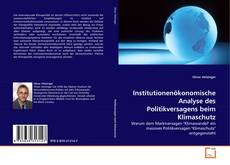 Capa do livro de Institutionenökonomische Analyse des Politikversagens beim Klimaschutz 