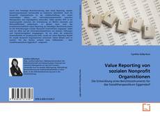 Capa do livro de Value Reporting von sozialen Nonprofit Organistionen 