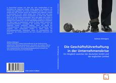 Buchcover von Die Geschäftsführerhaftung in der Unternehmenskrise