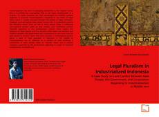 Capa do livro de Legal Pluralism in Industrialized Indonesia 