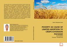 Buchcover von POVERTY AS CAUSE OF LIMITED ADOPTION TO CROPS EXTENSION PACKAGE