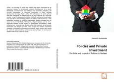 Bookcover of Policies and Private Investment