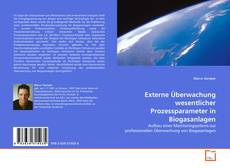 Copertina di Externe Überwachung wesentlicher Prozessparameter in Biogasanlagen