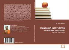Buchcover von MANAGING INSTITUTIONS OF HIGHER LEARNING
