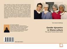 Capa do livro de Gender dynamics in Shona culture 