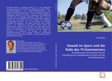 Capa do livro de Gewalt im Sport und die Rolle des TV-Kommentars 