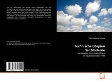Buchcover von Technische Utopien der Moderne