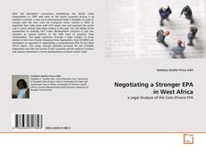 Capa do livro de Negotiating a Stronger EPA in West Africa 
