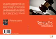 Capa do livro de A Typology of Crime-Reporting Behavior 