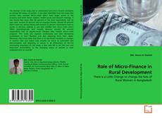 Capa do livro de Role of Micro-Finance in Rural Development 
