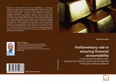 Couverture de Parliamentary role in ensuring financial accountability