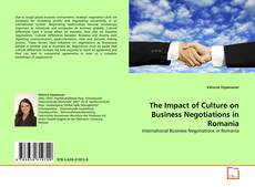 Capa do livro de The Impact of Culture on Business Negotiations in Romania 