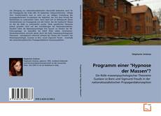 Buchcover von Programm einer "Hypnose der Massen"?