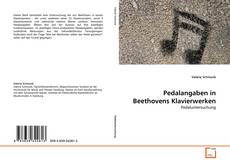Portada del libro de Pedalangaben in Beethovens Klavierwerken