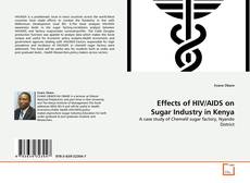 Capa do livro de Effects of HIV/AIDS on Sugar Industry in Kenya 