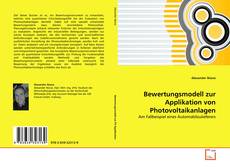 Copertina di Bewertungsmodell zur Applikation von Photovoltaikanlagen